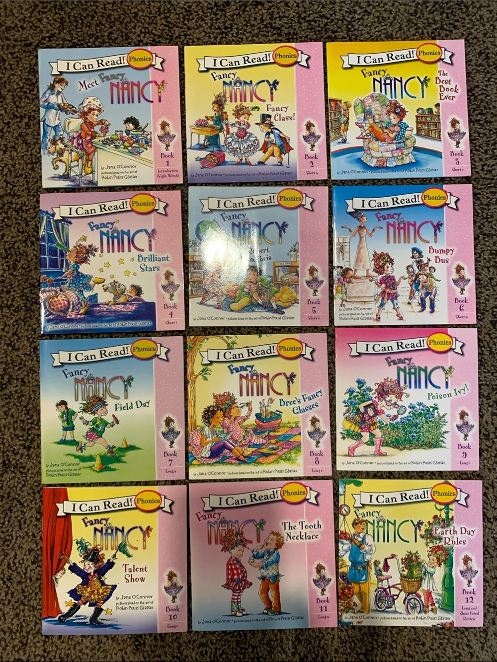 💥2/$18💥I Can Read (Phonics) Fancy Nancy Book Set of 12, Beginner Level